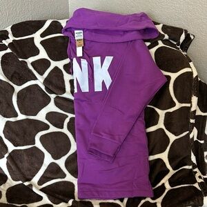 Pink women’s pullover hoodie.